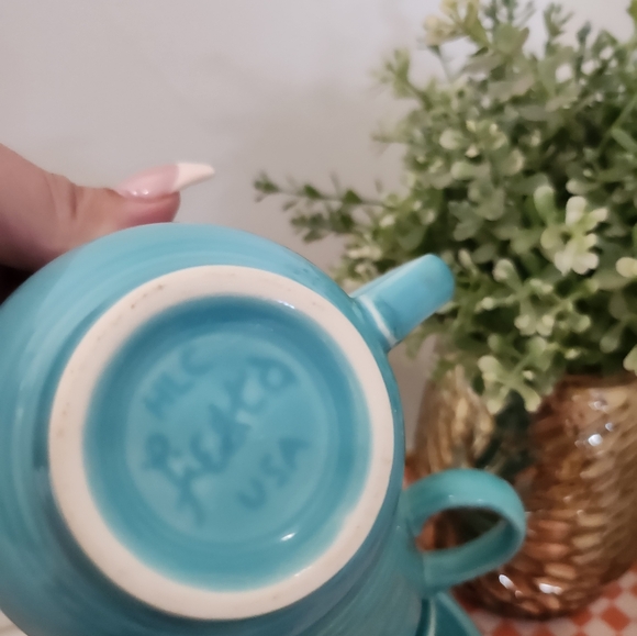 fiestaware set of 3 teacups - Picture 2 of 6